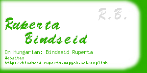 ruperta bindseid business card
